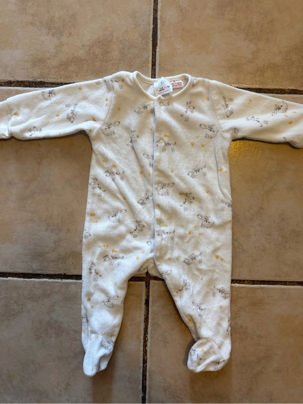Zara footie pajamas